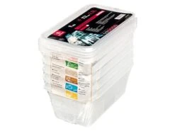 Boîte Modulus Rigide GN 1/4 - 5 Boîtes - 26,5 X 16,2 X 15 Cm - Matfer