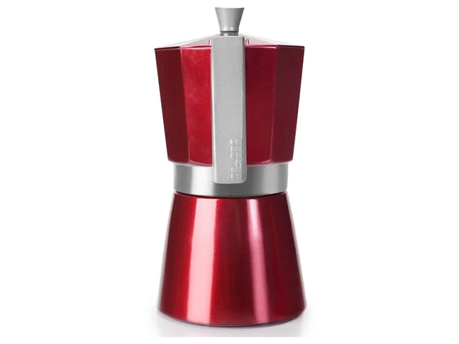 Cafetière Italienne Rouge - Evva Red - 6 Tasses - Ibili – Image 3
