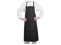 Tablier Girofle Avec Bavette - Noir - Clément Design