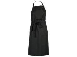 Tablier à Bavette Loti Noir - Ht 90 Cm - Robur